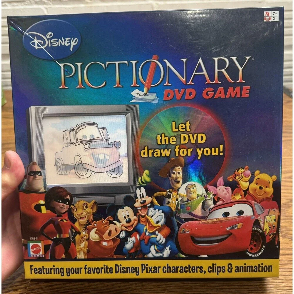 Disney Pictionary DVD Game Pixar Brand New‎ Open Box
